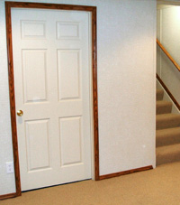 Basement Ceiling Tiles installed in a Massachusetts refinished basement