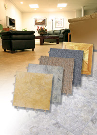 Basement Flooring in a home in Somerville, Massachusetts