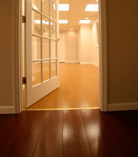 Basement Wood Flooring installed in Framingham, Massachusetts