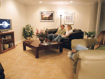 Basement Living Room- Basement Finishing Boston, Massachusetts