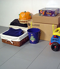Basement Wood Flooring installed in Revere, Massachusetts