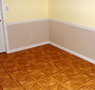 Wet drywall repaired with our waterproof basement drywall repair system in Somerville