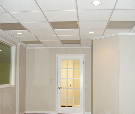 Basement Ceiling Near Cambridge Lowell Boston Basement